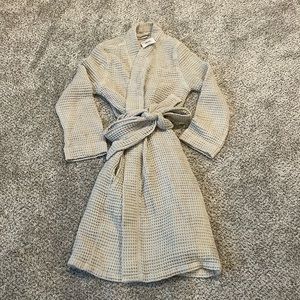 Parachute waffle robe tan size small NWT